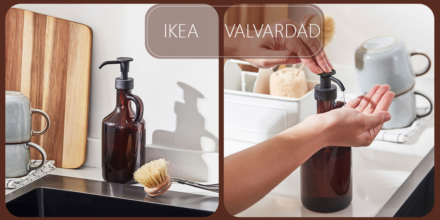 پمپ مایع دستشویی ایکیا مدل IKEA VALVARDAD